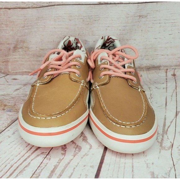 XTRATUF Salmon Sisters Finatic 2 Pink Tan Octopus Deck Shoes Size 7 - Picture 5 of 12